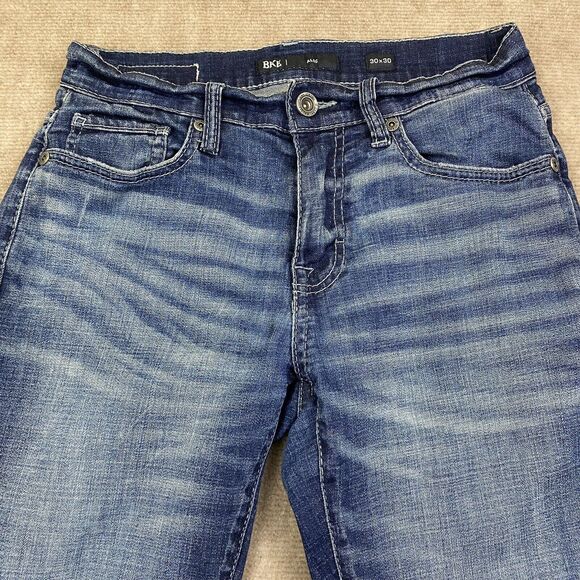 Bke Jeans Alec Men’s 30 Blue Straight Cotton Stretch Western Y2k Mens - Picture 3 of 16